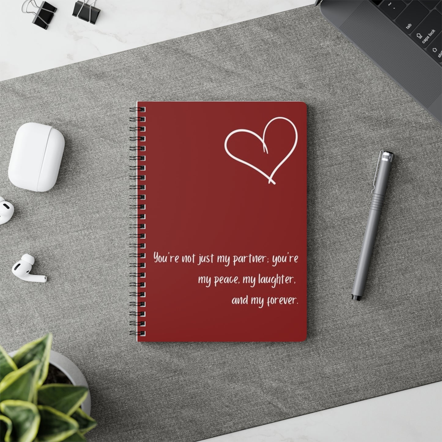 Heartfelt Love Notebook, A5 Softcover Journal for Couples, Romantic Gift for Valentine's Day, Engagement, Wedding Planning, Love [...]