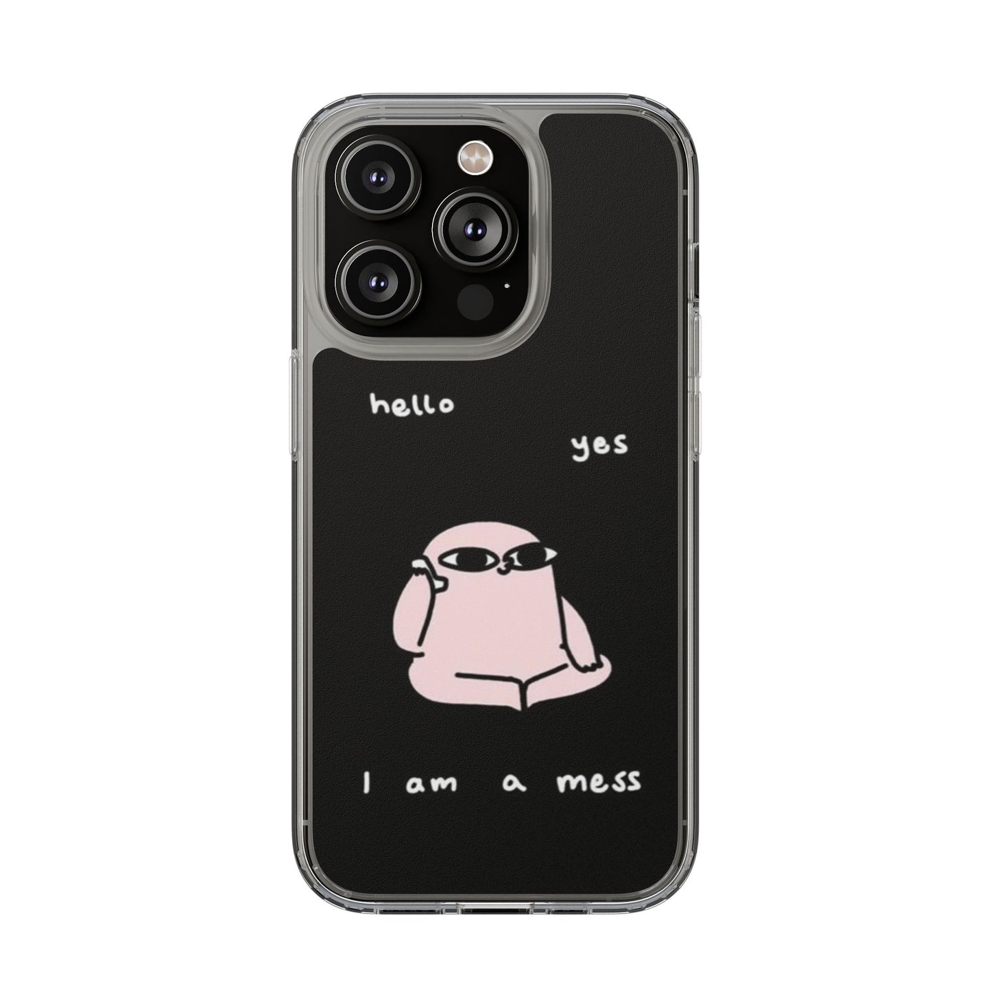 Cute Clear Phone Case with Playful Design, Ideal for Self-Care Gifts, Fun Birthday Presents, Daily Mood Boosters, Humorous [...]