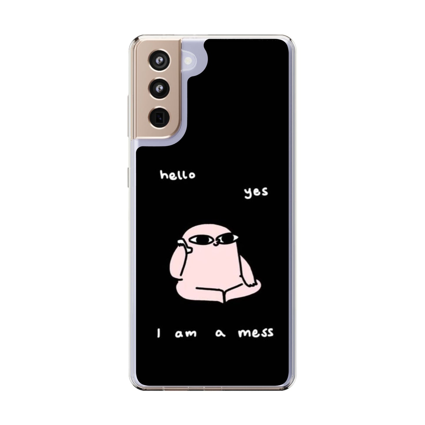 Cute Clear Phone Case with Playful Design, Ideal for Self-Care Gifts, Fun Birthday Presents, Daily Mood Boosters, Humorous [...]