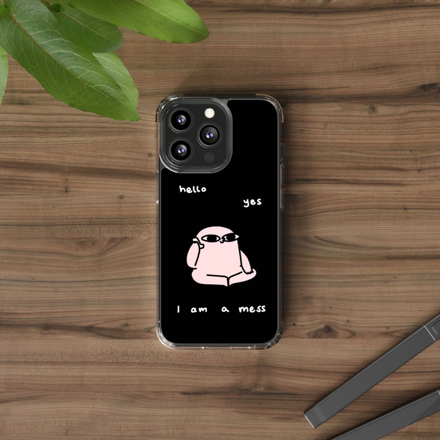 Cute Clear Phone Case with Playful Design, Ideal for Self-Care Gifts, Fun Birthday Presents, Daily Mood Boosters, Humorous [...]