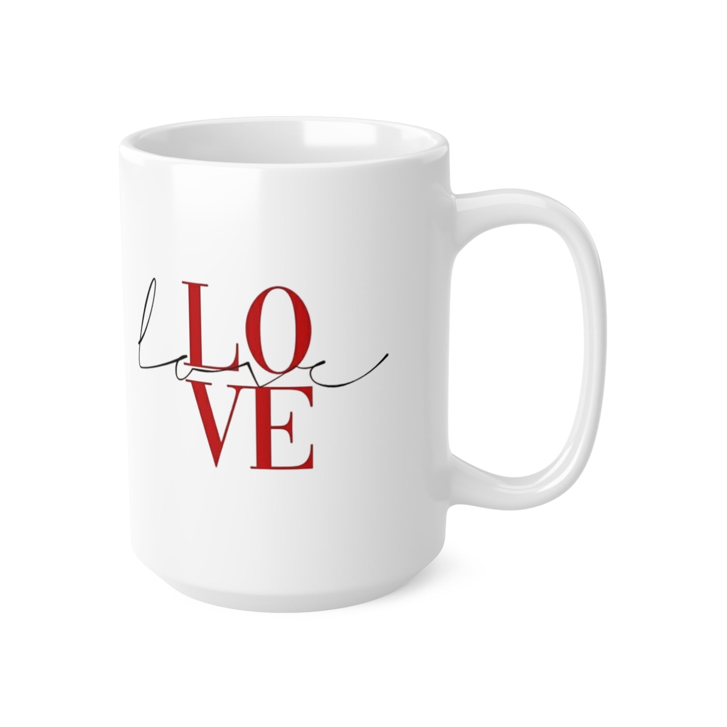 Ceramic Love Coffee Mug | Perfect Gift for Coffee Lovers, Cute Home Decor, Valentine's Day, Anniversary, Daily Use