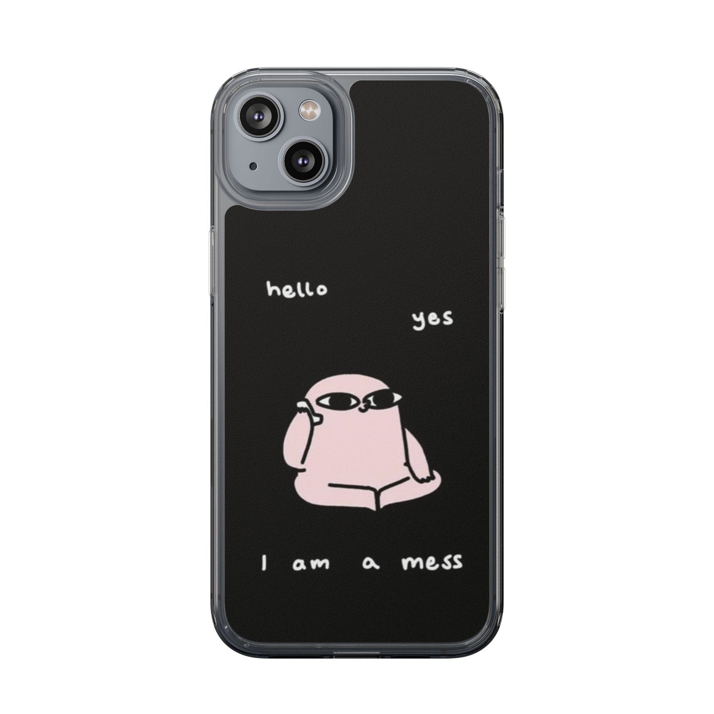 Cute Clear Phone Case with Playful Design, Ideal for Self-Care Gifts, Fun Birthday Presents, Daily Mood Boosters, Humorous [...]
