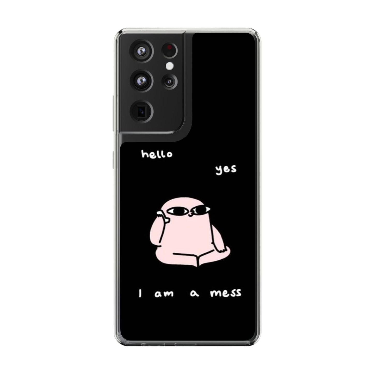 Cute Clear Phone Case with Playful Design, Ideal for Self-Care Gifts, Fun Birthday Presents, Daily Mood Boosters, Humorous [...]