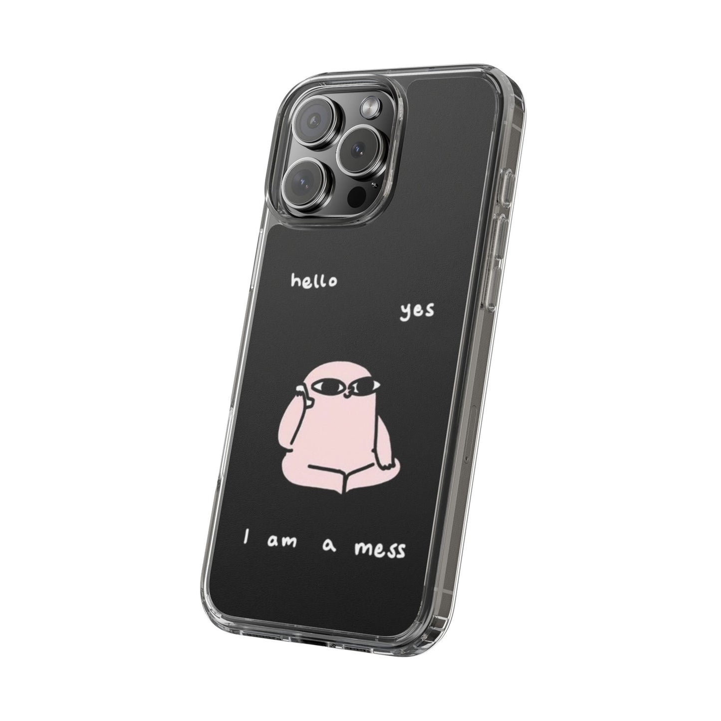 Cute Clear Phone Case with Playful Design, Ideal for Self-Care Gifts, Fun Birthday Presents, Daily Mood Boosters, Humorous [...]