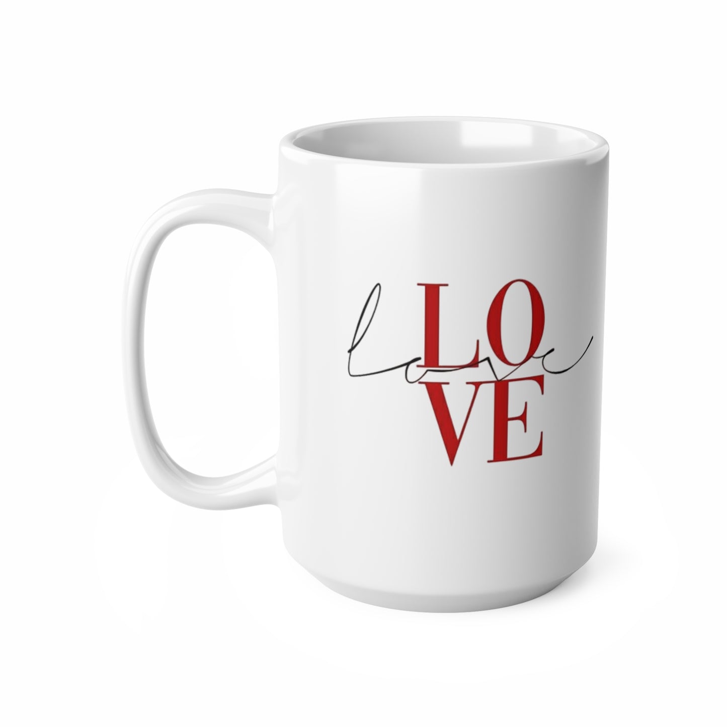 Ceramic Love Coffee Mug | Perfect Gift for Coffee Lovers, Cute Home Decor, Valentine's Day, Anniversary, Daily Use