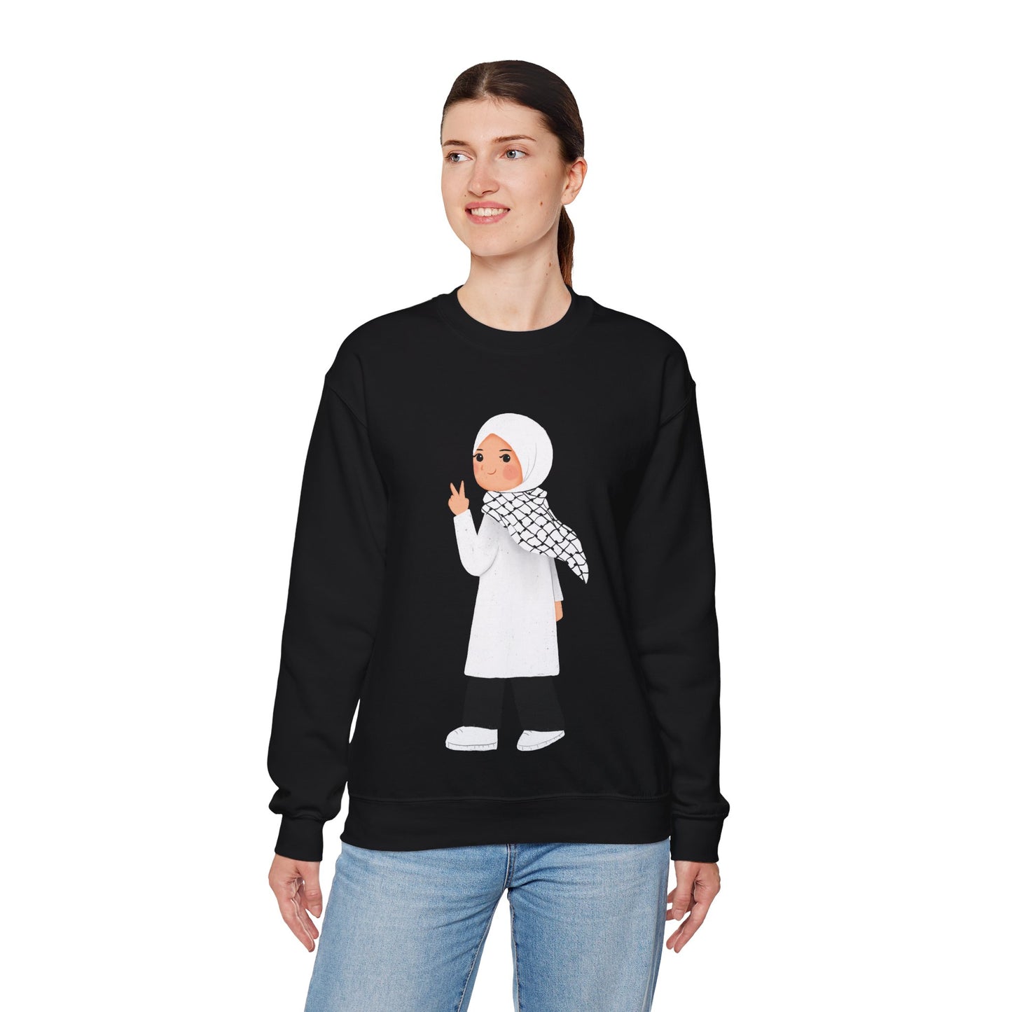 Peaceful Diversity Crewneck Sweatshirt | Unisex Pullover for Everyday Comfort, Inclusive Fashion, Gifts for Activists, Cozy Sweatshirt