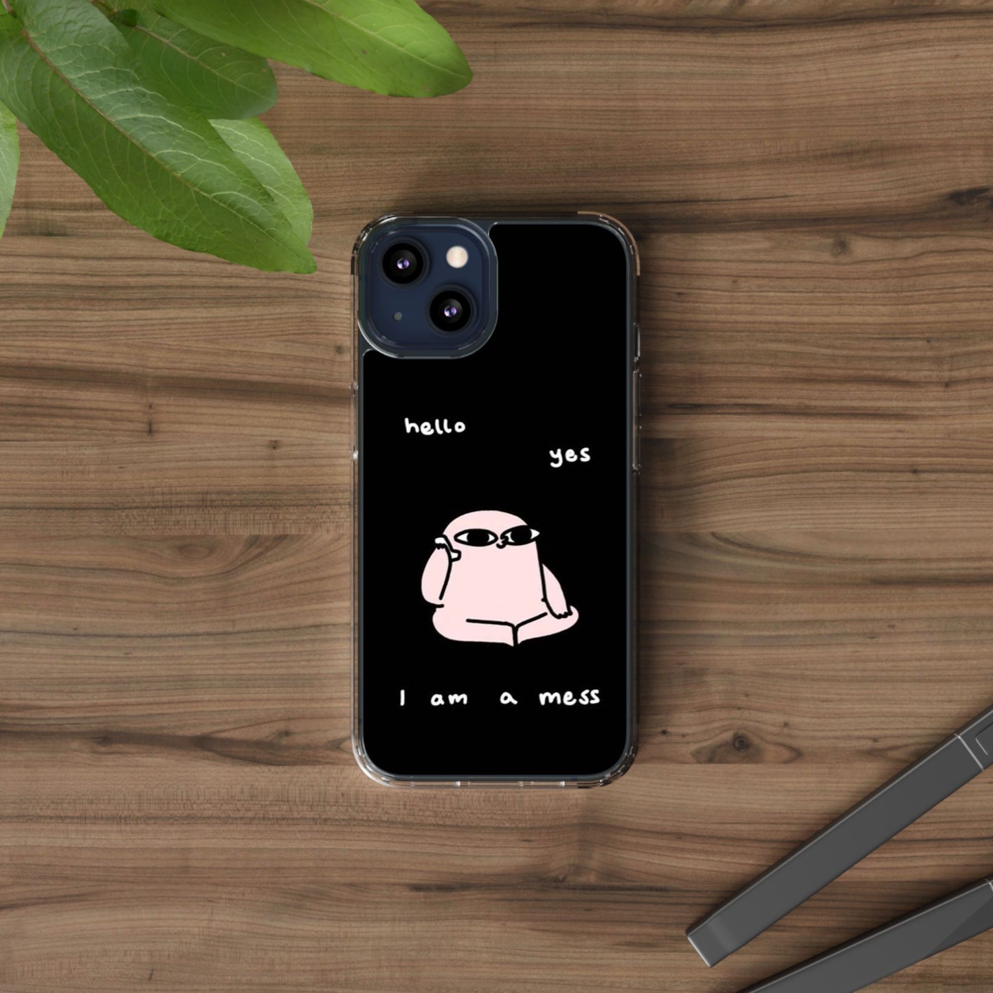 Cute Clear Phone Case with Playful Design, Ideal for Self-Care Gifts, Fun Birthday Presents, Daily Mood Boosters, Humorous [...]
