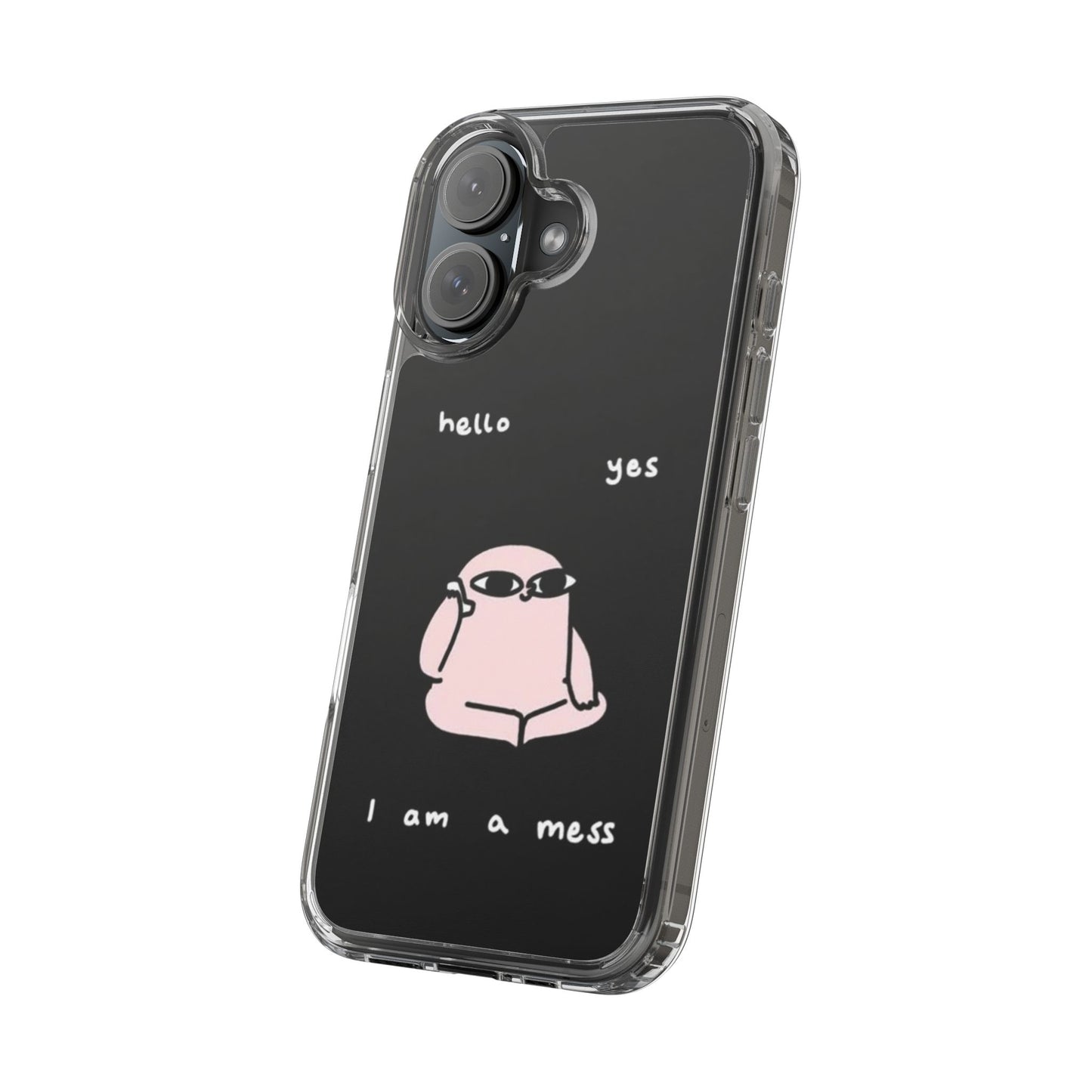 Cute Clear Phone Case with Playful Design, Ideal for Self-Care Gifts, Fun Birthday Presents, Daily Mood Boosters, Humorous [...]