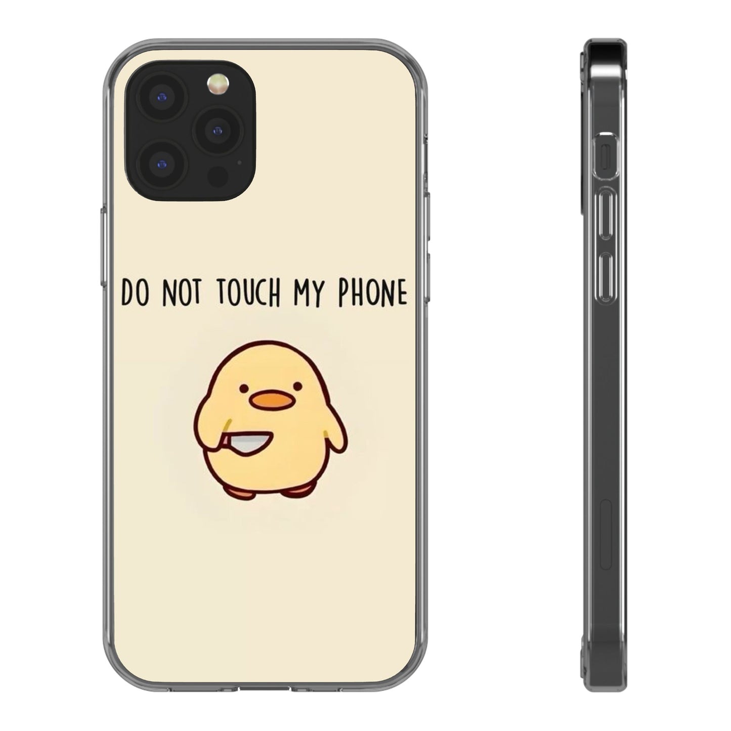Funny Phone Case, Do Not Touch My Phone