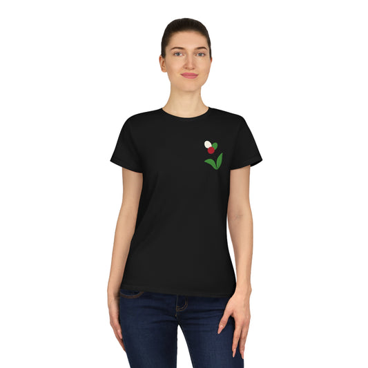 Free Palestine Ladies' Cotton T-Shirt, Cute Graphic Tee, Casual Wear