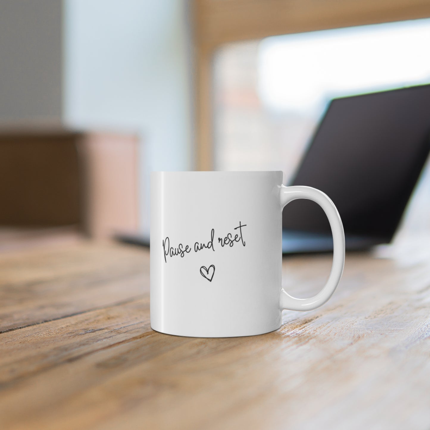 Pause and reset Mug