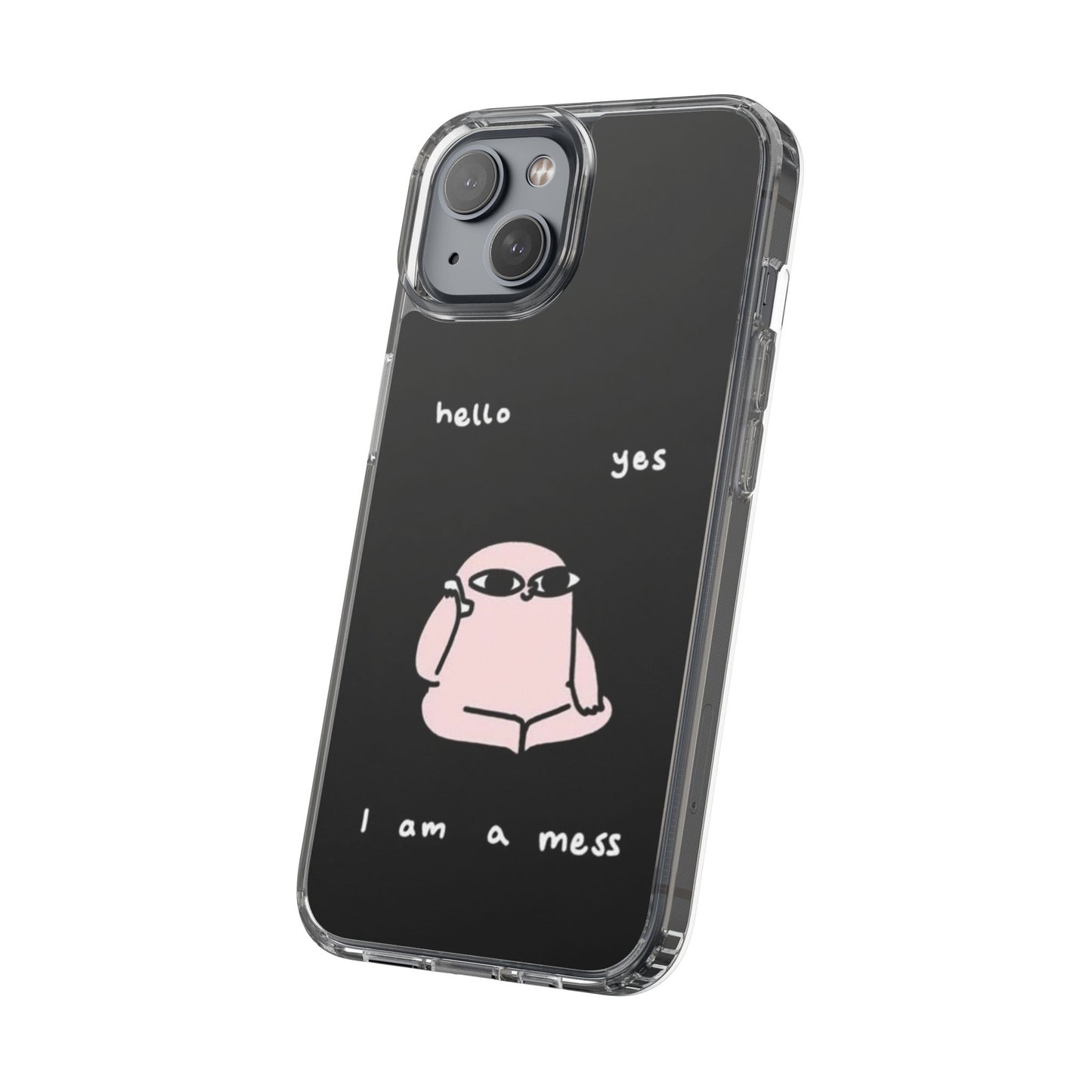 Cute Clear Phone Case with Playful Design, Ideal for Self-Care Gifts, Fun Birthday Presents, Daily Mood Boosters, Humorous [...]