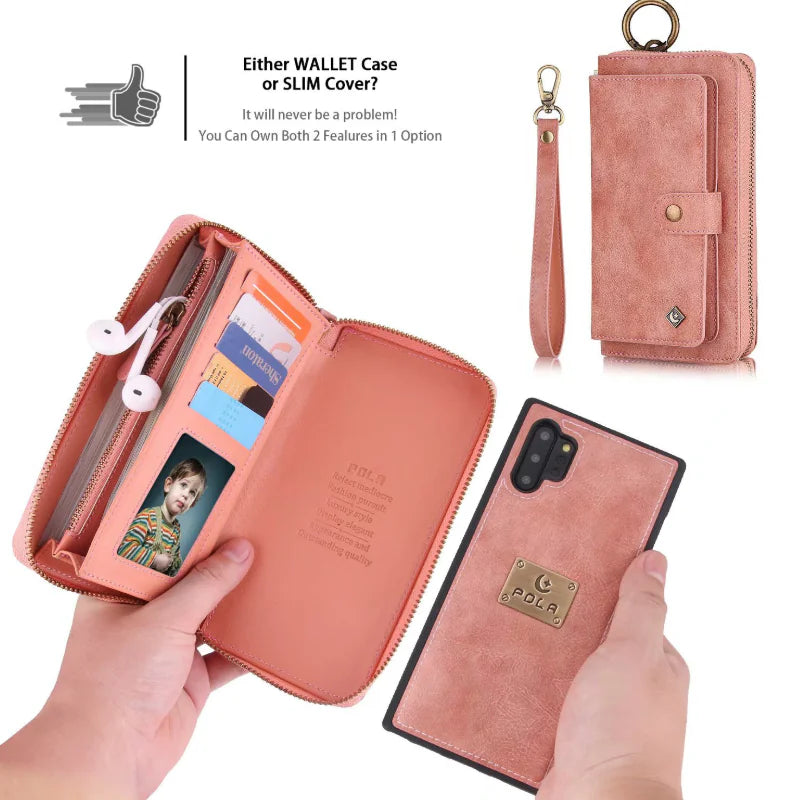Samsung Vintage Leather Wallet Case
