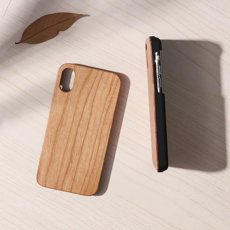 Natural Wood Phone Cases for iPhone and Samsung Galaxy