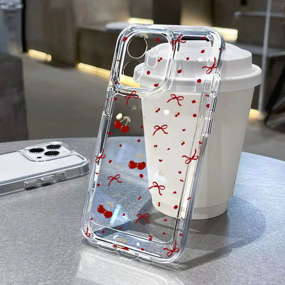 Case For iPhone 11 Case iPhone 17 Pro Max Case For iPhone 16 Pro 12 14 13 15 Pro Max XR XS 7 8 15 Plus Cover Flower Soft Fundas