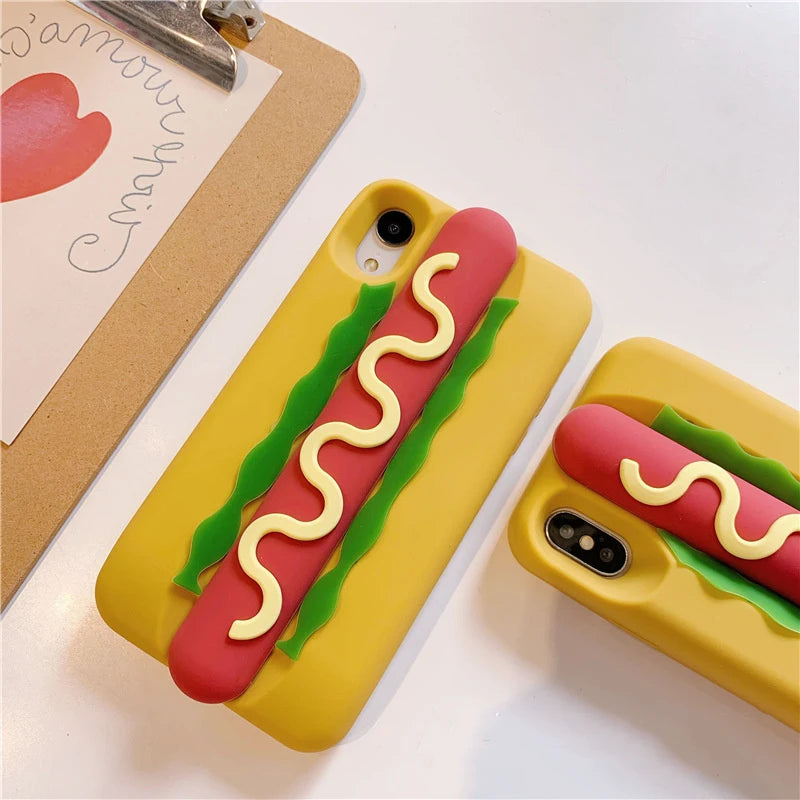 Cute Phone 3D Cartoon for Iphone 14 15 Plus 13 12 11 Pro Max 13Pro Xs Max Xr X 7Plus 8Plus Soft Funda