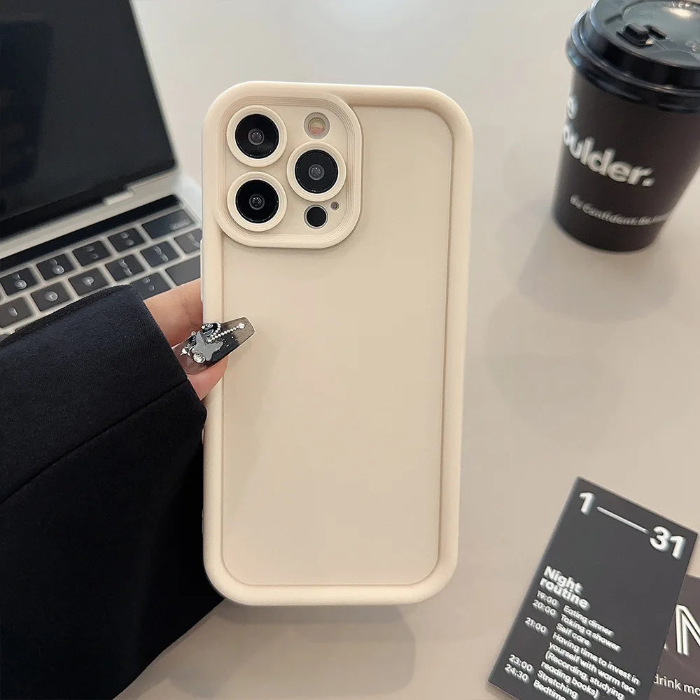 Stylish Phone Case for iPhone 15 14 13 12 11 Pro Max Plus 7 8 SE X XR XS Max, Slim Protective Shockproof Cover