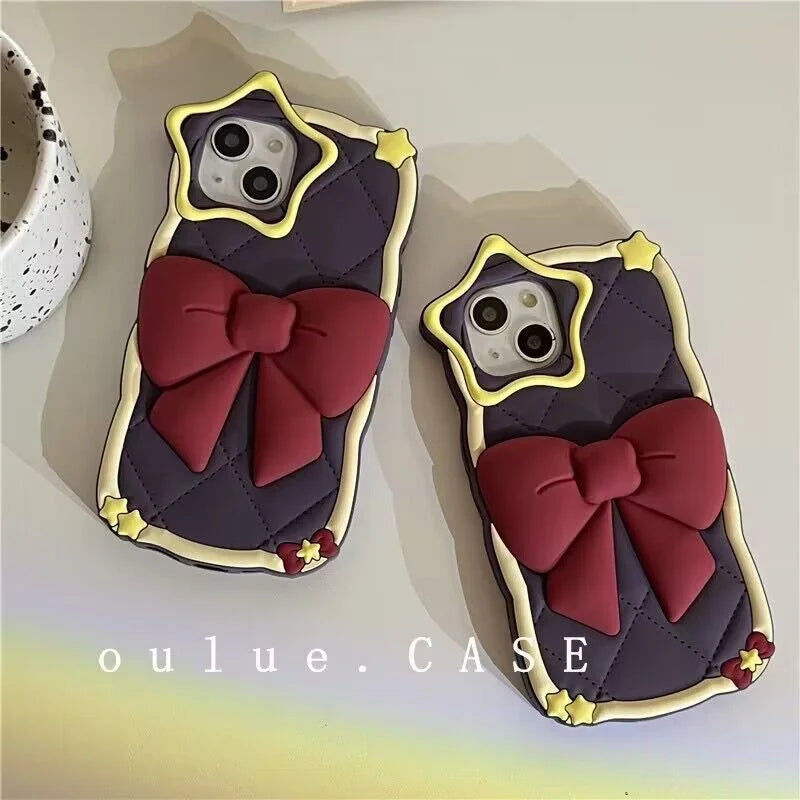 Cute Phone 3D Cartoon Silicone Cases for Iphone 14 15 Plus 13 12 11 Pro Max 13Pro Xs Max Xr X 7Plus 8Plus Soft Funda