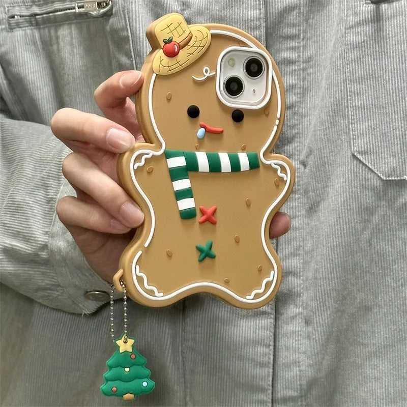 Cute Phone 3D Cartoon Bear Girls Silicone Cases for Iphone 14 15 Plus 13 12 11 Pro Max 13Pro Xs Max Xr X 7Plus 8Plus Soft Funda