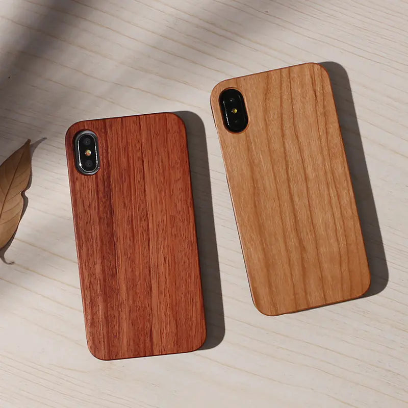 Natural Wood Phone Cases for iPhone and Samsung Galaxy