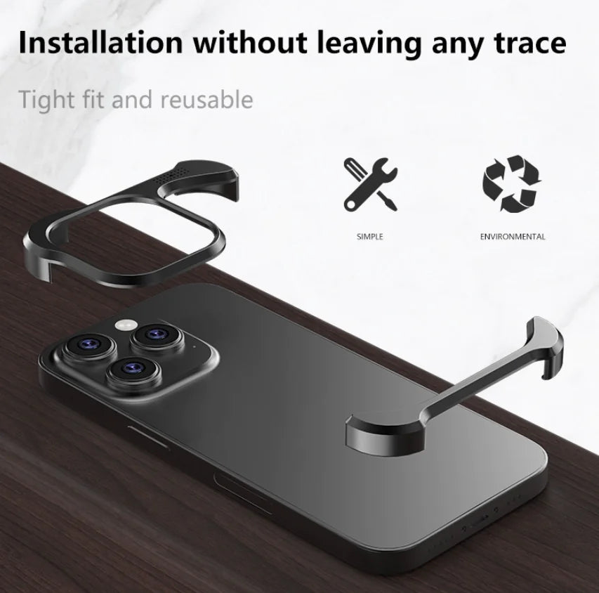 Aromatherapy Frameless Metal iPhone Case