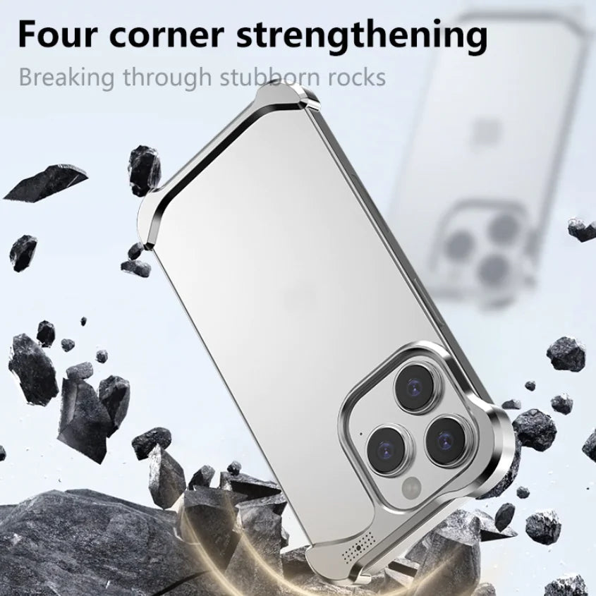 Aromatherapy Frameless Metal iPhone Case