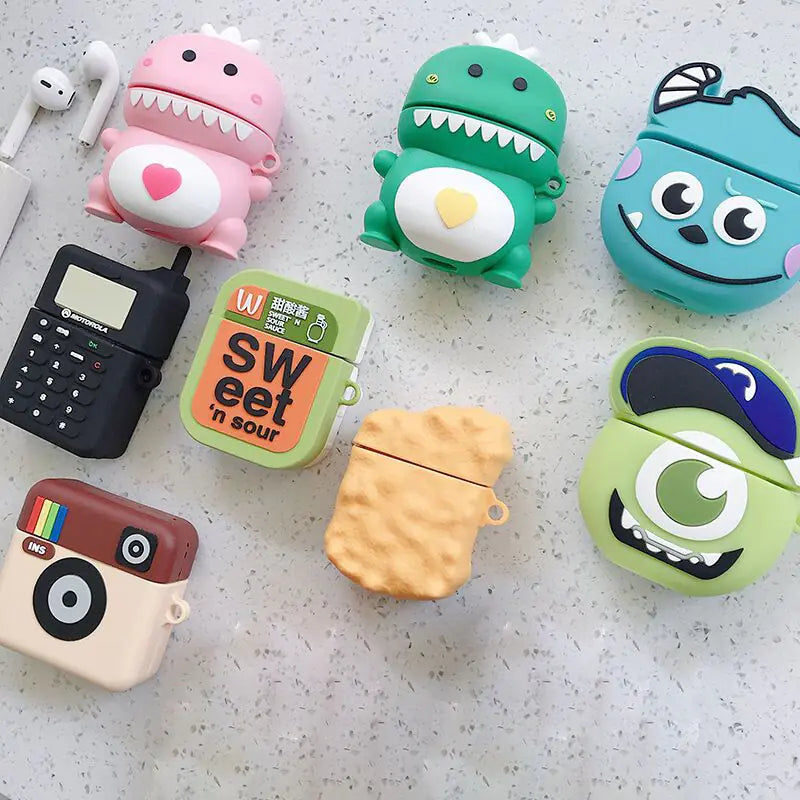 Cartoon Bluetooth Earphone Cases