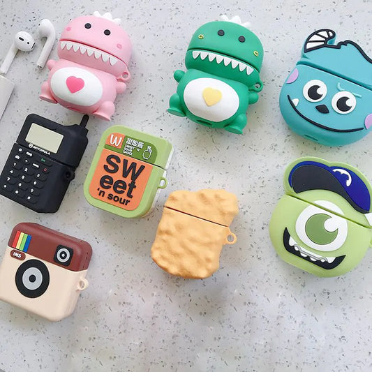 Cartoon Bluetooth Earphone Cases