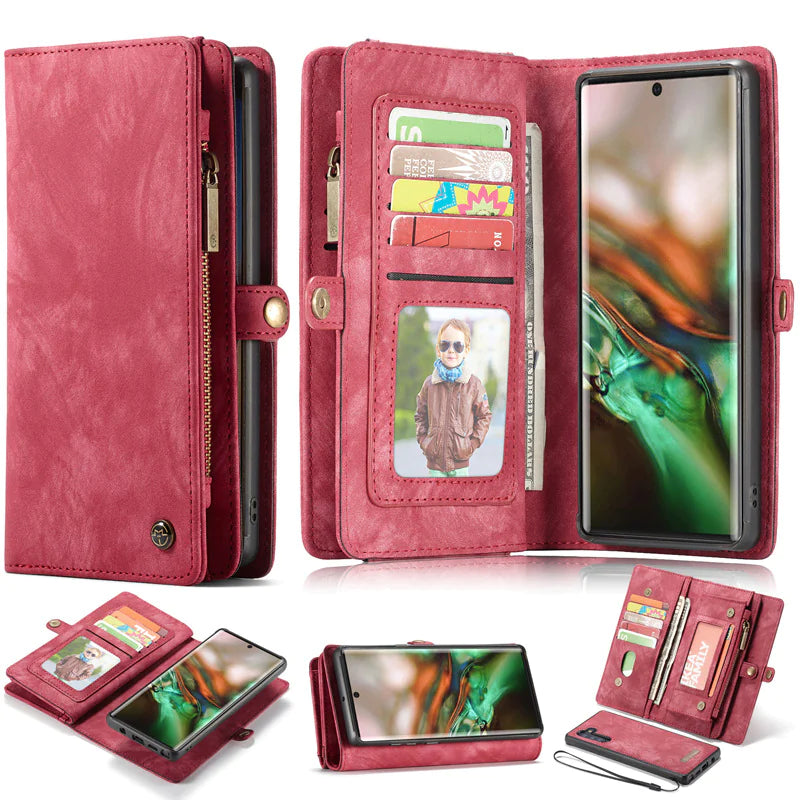 Leather Wallet Phone Case For Samsung